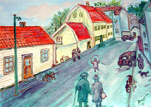 Lotsgatan i Karlshamn