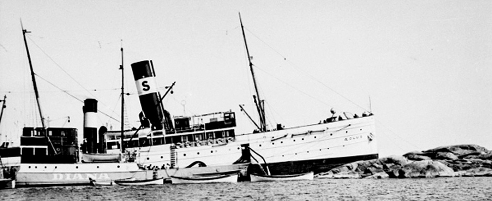 Grundstötningen vid Kalmar juli 1911.